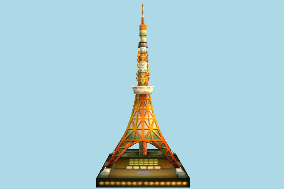 Hatsune Miku: Project Mirai 2 Tokyo Tower 3d model